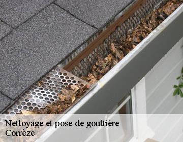 Nettoyage et pose de gouttière Corrèze 