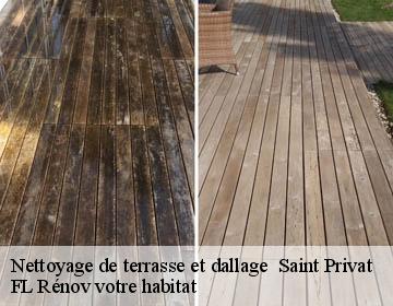 Nettoyage de terrasse et dallage   saint-privat-19220 FL Rénov votre habitat